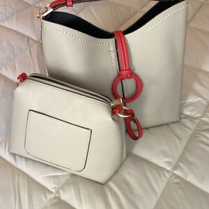 Red and Black Women's Bag